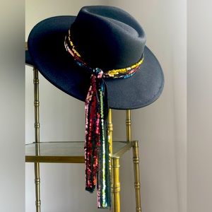 Judith March Black Rancher Hat